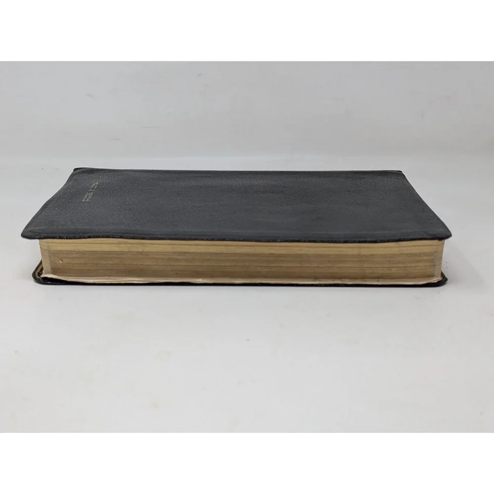 NIV Classic Reference Edition Bible 1988 Top Grain Black Leather‎ Zondervan USA